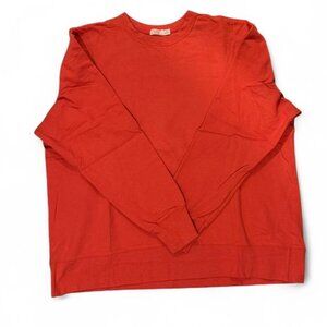 Hanes orange crewneck
